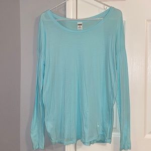 Cool Mint Long Sleeve Sleep Shirt